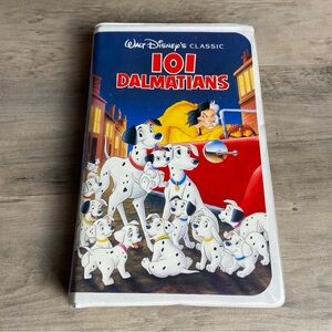 101 DALMATIONS 1992 VHS Tape Walt Disney's Black Diamond Classic